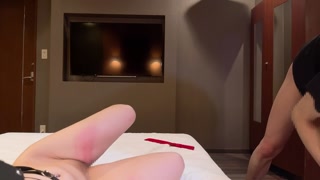 [Training] A pervert who can't move because he's tied up, but feels it when his throat is penetrated