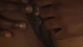 Black Girl On Black Girl - Lesbian Rimjob with Pussies Licked & Fingered