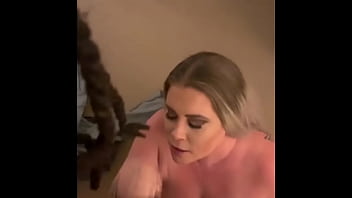 White girl sucks bbc
