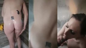 petite defonce anal sous la douche