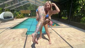 FetCon 2024 Mermaid and Event Female OTS Carry and Compilation Spanks