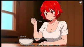 Hot Tomboy Masturbates Thinking Of You In Busty Hentai Anime Game Episode