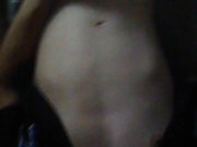 Watching Porn & Blue Nails Teasing My Butthole