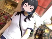 I went to Harajuku and wore gym clothes and bloomers with no bra, and ate crepes with toys on!