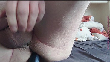 Nylonjunge: Maskierter Anal Spass