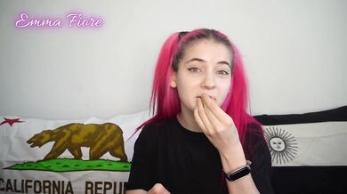 Horny Teen making Hentai faces - Emma Fiore