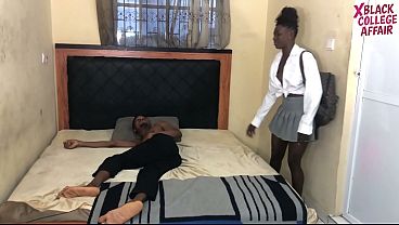 MY STEPUNCLE CAN'_T BELIEVE THE SEXY APPLES ON MY CHEST, SO HE PLUGS IT BEFORE I LEFT FOR SCHOOL