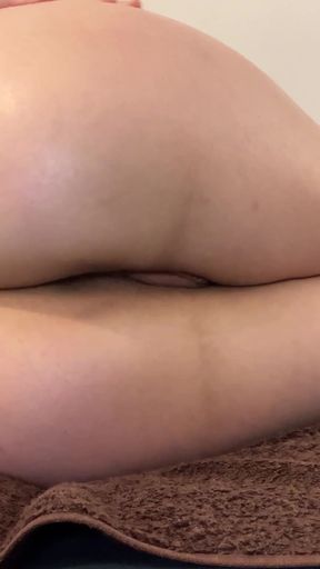 Ass Close-up with Oil