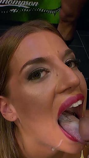 Ggg John Thompson- Silvia Dellai Sucks Multiple Dicks, Get Double Penetrated and Bukkake Gangbang