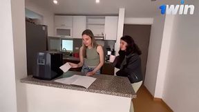 Feeling like a mega-bitch seductress, I invite my manager for a super hot romp session at her place - hot, hard-core porn!