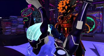 Sneck Studios 2 - Furry Protogen Seduces Cyber Wolf in Erotic VRChat Romance