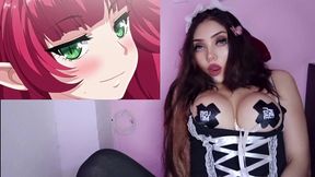 embaraza a todas las elfas para salvar la especie - masturbandome con hentai youkoso sukebe elf ep. 1