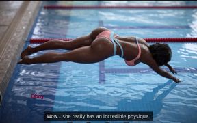Qboy as a Swimming Instructor for Five Hot Girls - Asia Town - E15