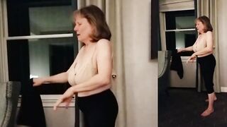 Grandmother is Curvy Big Titted and Nude