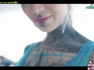 Erotic photoshooting behind the scene - FULL FREE EPISODE YOUTUBE: Lily Lu + Kinky Life / hawt SFW ink