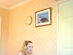 Sockjob by a Beautiful Blonde Foot Fetish ne