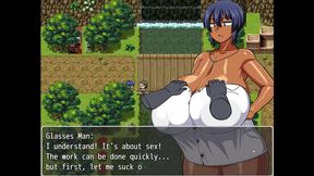 Tanned Busty Natsuki Enjoys Perverted Villagers Before A Steamy Bath Session