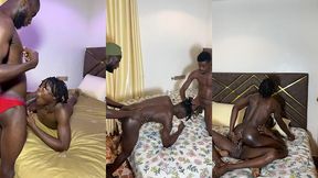 nothing tastes better than sucking two bbc and having them in your ass