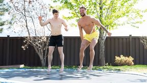 CurvedKing and Gryphon: pale ass for a bathroom bang