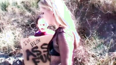 Haley Scott gets her shaved pussy licked & ass drilled by Dirty Harry