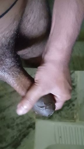 desi boy in bathroom