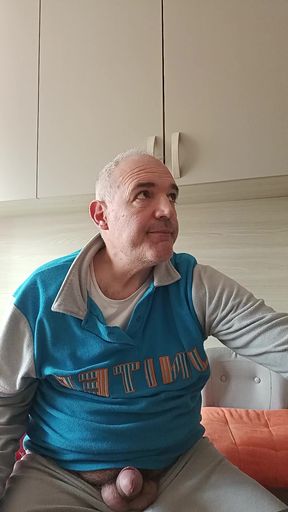 Handjob Lessons to My Stepson with Cumshot
