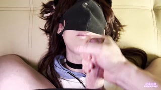 Submissive Waifu POV Blow Job Big Head Cock