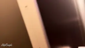 Horny Girl Plays with Cock in Fast Food Restaurant - Risky Blowjob