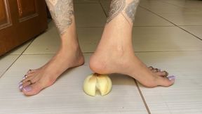 crushing onions as if it were your face