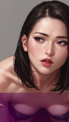 Slut Was Sucking a Small Cock With a Condom Then The Cock Got Huge and She Fuck it - Mila AI By aDDont   Clip 1