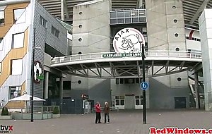 Real amsterdam whore fucked till cumshot
