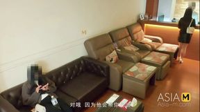 Hot Reverse Massage Session with a Sassy Masseuse Pleasing Her Adorable Asian Client