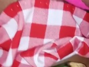 Tremenda paja salvaje platano y todo
