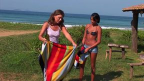 foursome anal in the jungle