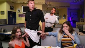 Sensual glamorous teen Anya Olsen jerks and rides a big cock