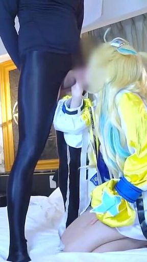 Winning Suit Allure as the Adored Cosplayer Connects Privately and Melts Into Gentle Rising Intimate Heat