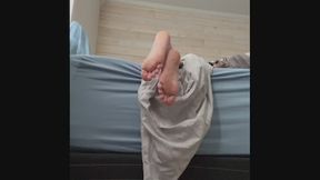 Goddess foot massage tease