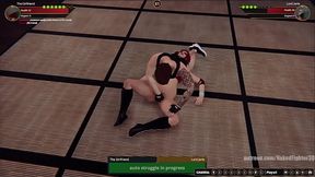 The Girlfriend VS Lord Jerle (Naked Fighter 3D)