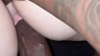 Put my thumb into her butt @4am