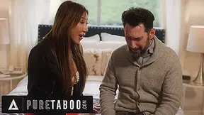 PURE TABOO Asian Darling Nicole Doshi Is Fiending For Cock After Catching Her Husband Cheating!
