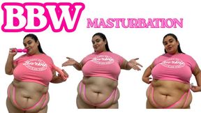 Naugth BBW Barbie solo masturbation