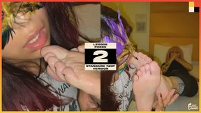 Two 18YO Babes In a Hot Lesbian Foot Worship Scene - ASMR FOOT WORSHIP SOUNDS - LESBOS PODES VOL 2 - MAYA VS AIKO - STANDARD EDITION - 720P