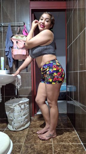 Keilimar fulfilled my fantasy of being able to breastfeed his big tits with lots of milk. EEUU