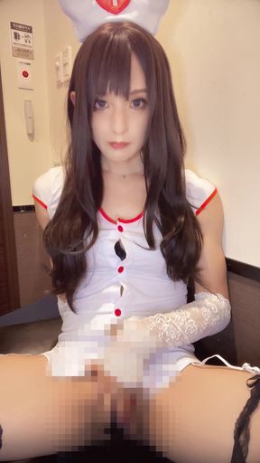 A video of a nurse cosplayer quietly masturbating.