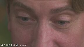 Genderx - guy swallows mara nova's large trans schlong