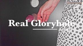Real MILF Gloryhole Cum on Pussy Bukkake Handjob Real Glory Hole Swingers Creampie