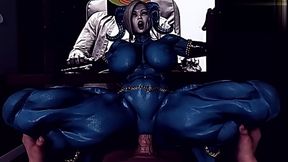 X'_Saphira - The Perfect Little Blue Draenei Fuck Toy