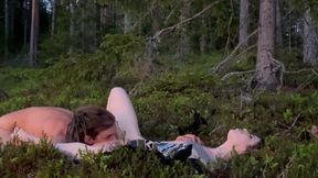 Swedish beauties explore passion deep in the forest - RosySkye - 4K 60fps