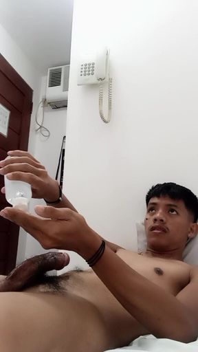 Stepdaddy’s Hot Twink Jerks off While Begging for Cum