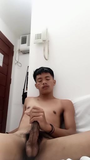 Stepdaddy’s Hot Twink Jerks off While Begging for Cum